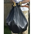 thumbnail image 6 of Aluf Plastics 33 Gallon Trash Bags - 2.0 MIL (eq) Black Heavy Duty Trash Can Liners - 33" x 39" - Pack of 100 - For Contractor, Industrial, Commercial, & Outdoor, 6 of 6