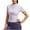 #0146-Purple, variant on Womens Zip Up Yoga Tops St Collar Short Sleeve Workout Jackets Solid Color Athletic Tops Breathable Active Shirts Gym Running Pilates Sports