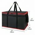 thumbnail image 2 of BKSDUEH Insulated Food Delivery Bag for Hot and Cold Meal, Grocery Tote Insulation Bag for Catering, Pizza Warme（Red ）, 2 of 6