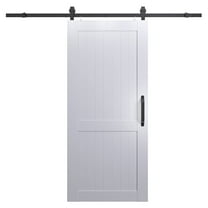 LTL Home Products MLB3684HKD Millbrooke Ready to Assemble Barn Door, White