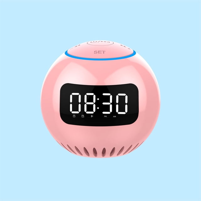 Despertador Bluetooth Wmkox8yii Altavoz Portátil Mini con Doble alarma