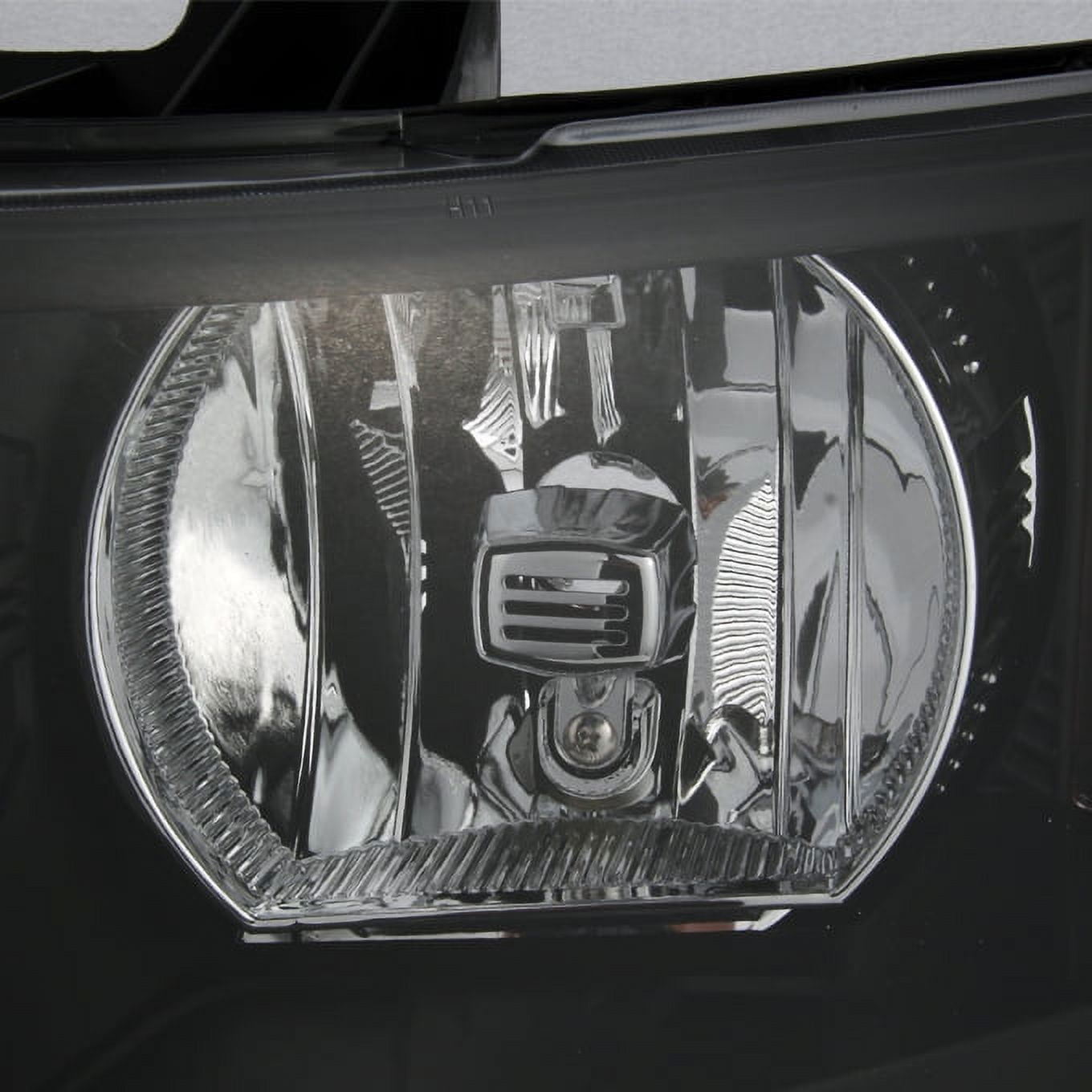 AKKON - For 2007-2013 Chevy Silverado Replacement Black Bezel Headlights Driver/ Passenger Head Lamps Pair New