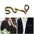 thumbnail image 2 of Oasiva Sturdy Alloy Letter Brooch Portable Accessory for Parties and Special Event, 2 of 10