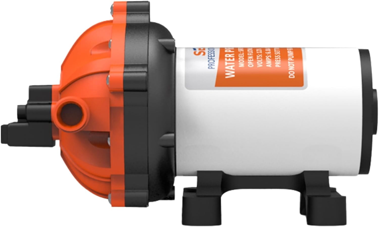 SEAFLO 51 Series Heavy-Duty Water Pressure Pump – 5.5 GPM, 60 PSI, 24V DC, 1/2" MNPT Ports - NSF, UL, CSA & IAPMO CERTIFIED FOR SAFETY - Self-Priming, 5-Chamber Diaphragm, Marine RV – 4-Year Warranty
