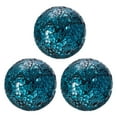 thumbnail image 1 of Uxcell 3Pcs Bolas de Vidrio Decorativas de 3.15 pulgadas, Esferas para Centro de Mesa, Bolas de Vidrio Mosaico para Decorar Cuencos, Azules, 1 of 5