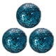 thumbnail image 1 of Uxcell 3Pcs Bolas de Vidrio Decorativas de 3.15 pulgadas, Esferas para Centro de Mesa, Bolas de Vidrio Mosaico para Decorar Cuencos, Azules, 1 of 5