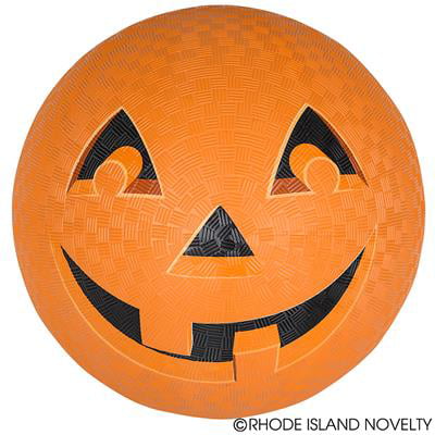 Halloween Franklin Trick-Or-Treat Jack-O-Lantern 8.5" Rubber Playground Ball