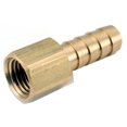 thumbnail image 1 of Pipe Fitting, Barb Insert, Lead Free Brass, 5/16 Hose ID x 3/8 In. FPT - 757002-0506, 1 of 2