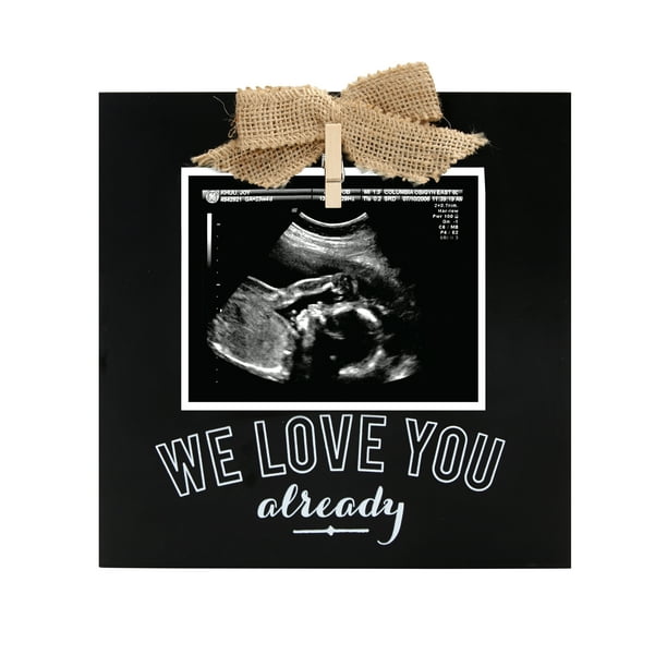 Little Blossoms by Pearhead Keepsake Chalkboard Baby Ultrasound Picture