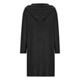 thumbnail image 5 of clear 50% off Usmixi Womens Winter Sweater Coat Womens Sweater Cardigan Loose Casual Solid Open Front Long Sleeve Hooded Outwear Fall Comfy Knit Cabled Cardigan Coats 2023 Sweater Coat, 5 of 6