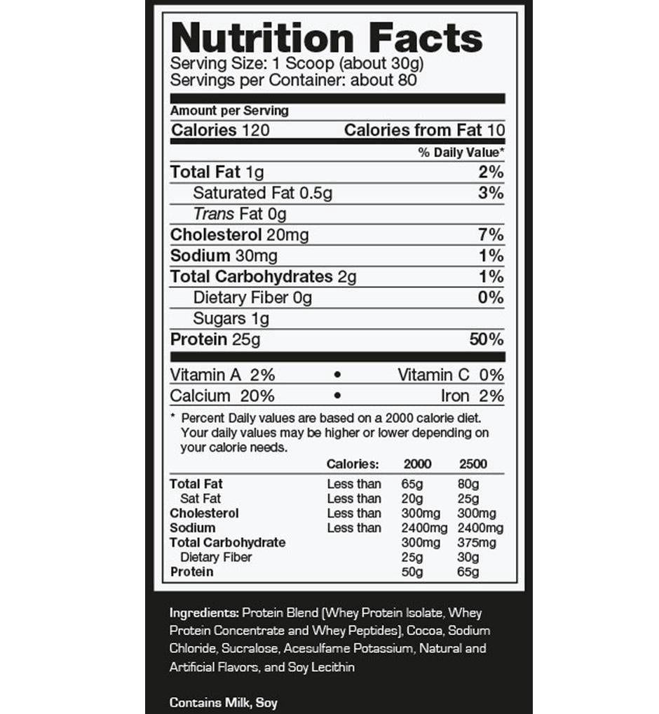 Ultimate Nutrition ProStar Whey Protein - Chocolate, 2 lbs (907 g)