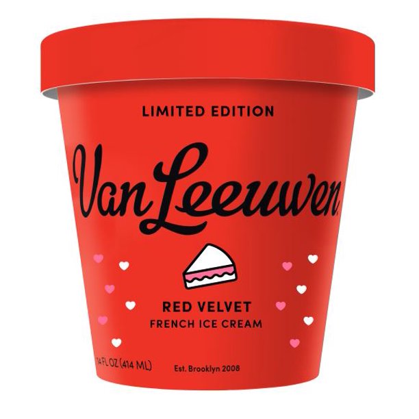 Van Leeuwen Limited Edition French Artisan Ice Cream Red Velvet, 14 oz