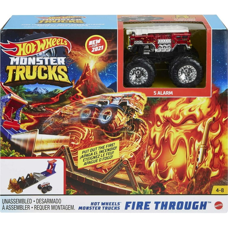 Hot Wheels Monster Trucks Epic Loop Challenge Play Set Includes Monster  Truck And 1:64 Scale Hot Wheels Car Ages 3 And Older