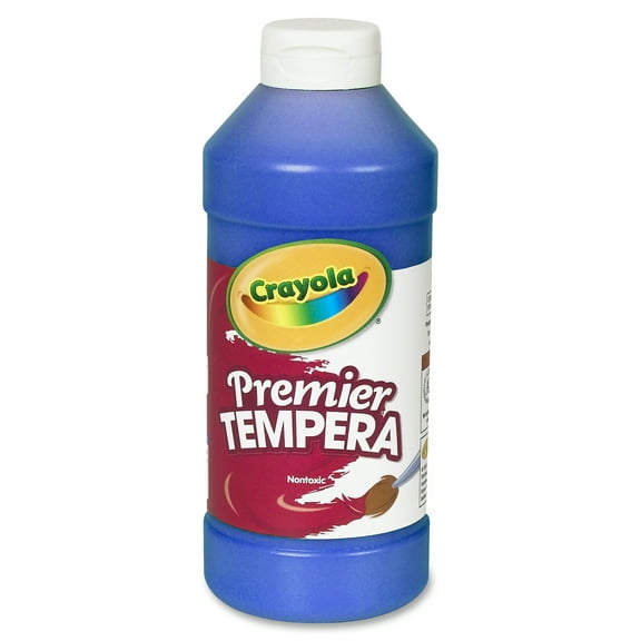 Crayola Premier Tempera Paint, 16 Ounce, Blue, Beginner Child