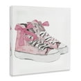 thumbnail image 4 of Stupell Industries Simple Pink Bow Sneakers Fashion Painting Wrapped Canvas Art Print Wall Art, 17 x 17, 4 of 8