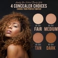 thumbnail image 4 of Belloccio High Definition Medium Shade Makeup Concealer 5 gram Jar - Conceal Imperfections, Hide Blemishes, Dark Under Eye Circles, Cosmetic Cream - Use Under Airbrush Foundation, 4 of 5