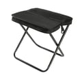 thumbnail image 2 of Ximing Outdoor Foldable Stool Portable Stool Multifunction Easy to Carry Backpacking Stool Adjustable Carry Strap for Camping Travel Black, 2 of 10