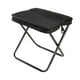 thumbnail image 2 of Taburete plegable al aire libre Taburete de campamento compacto de silla portátil para caminar de viaje Negro, 2 of 8