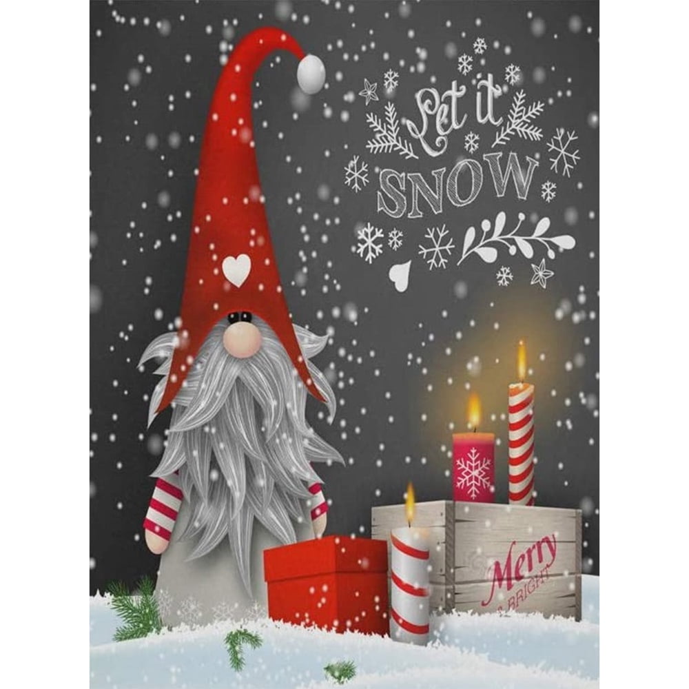 Goory DIY Full Drill Diamond Painting Kits by Number, Christmas Embroidery Cross Stitch Kits Art Craft Decor, Best for Birthday Xmas Gifts