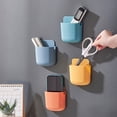 thumbnail image 4 of Wall-mounted Remote Control Holder, Self-adhesive Wall-mounted Storage Case - Cell Phone, Pen, Makeup Brush, Glasses, Storage Case Next to Desk, Pack of 1, 4 of 6