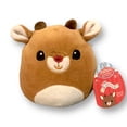 thumbnail image 6 of Squishmallow New 5" Rudolph The Red Nosed Reindeer - Official Kellytoy Christmas Plush, 6 of 8