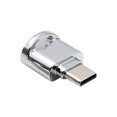thumbnail image 2 of LA TALUS Mini Metal USB 3.1 Micro Secure Digital TF Memory Type-C Card Reader OTG Adapter Silver One size, 2 of 13