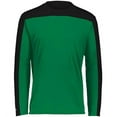 thumbnail image 2 of Holloway 223502.342.3XL Momentum Team Long Sleeve T-Shirt, Kelly & Black - 3XL, 2 of 5