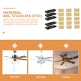 thumbnail image 2 of KAKOWELY Fan Balancing Kit 5 Sets Fan Balancing Kit Ceiling Fan Balancing Weights Fan Balancing Plastic Clips1.65"X0.71"X0.28", 2 of 4