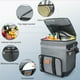 thumbnail image 4 of Almacenamiento y organización de cocina, bolsa de hielo con asa telescópica para picnic al aire libre, hielera rodante de gran capacidad con ruedas, caja térmica portátil para uso en coche, cajas bent, 4 of 9