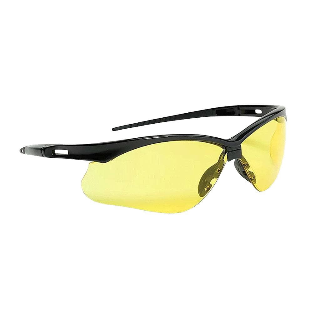 Jackson Safety Glasses Anti Fog Coating Amber Lens Black Frame