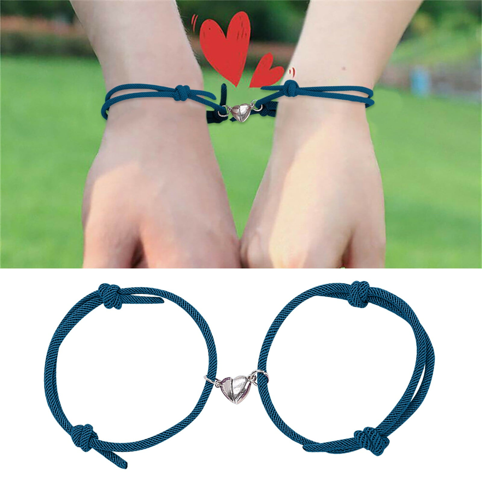 Coappsuiop Valentines Day Gift Sets Bracelets A Pair Of Couple Bracelet