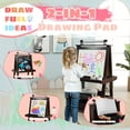 thumbnail image 2 of Signature Fitness 3-in-1 Kids Art Easel，Double-Sided Wooden Easel，with Chalkboard, Whiteboard, Paper Roll, 2-Tier Rack & 2 Storage Boxes, 2 of 6