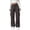 Brown -BN14, variant on Parachute Cargo Pants Women Elastic Waisted Quick Dry Lightweight Baggy Hiking Pants with Pockets Water Resistant Khaki 2XL