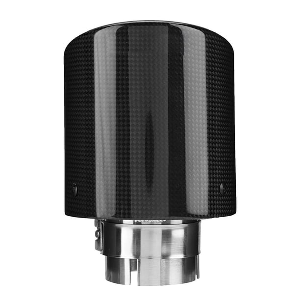 Silenciador De Tubo De Escape De Salida Única Modificado Para Coche Estilo Fibra De Carbono Punta Cola Garganta 63-114Mm Advancent VI003295-00