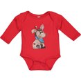 thumbnail image 3 of Inktastic Western Dilly Donkey Boys Long Sleeve Baby Bodysuit, 3 of 5