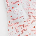 thumbnail image 2 of shiyou-50 Sheets Red Thank You Tissue Paper Bulk,Red Thank You Tissue Paper for Small Business,Red Tissue Paper for Packaging,Gift Bags,Red Thank You Packaging Tissue Paper,14 x 20 Inch (Red), 2 of 4