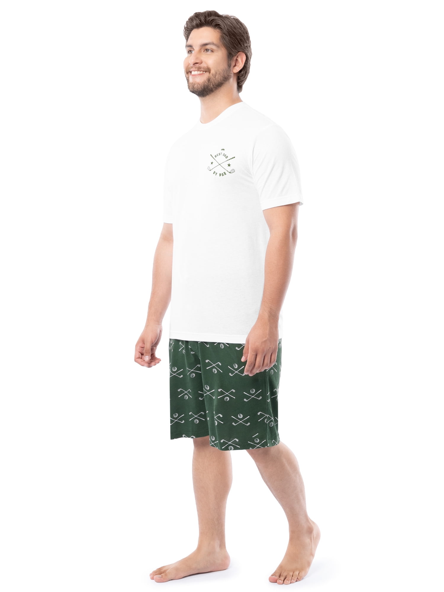 Fruit of the Loom Men's Father's Day Americana Graphic Sleep T-shirt and Pajama Short Set, Sizes S-XL