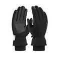 thumbnail image 2 of Yokan Winter Ski Gloves, Unisex Waterproof Touchscreen-Compatible Outdoor Gloves for Cycling, Winter Sports with Non-Skid Grip and Warm Fleece Lining, Black/Pink, 2 of 6