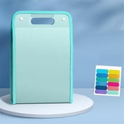 Clearance School Supplies under $5,A Portable Bag With 13 Compartments Made Of Thickened Translucent PP Material For Storing Student Test Papers And Data Files.