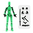 thumbnail image 1 of 1/3/6/9 piezas de robot de cambio de forma móvil con múltiples articulaciones, maniquí impreso en 3D y figuras de acción de perro, juguetes para regalo de niños, 1 of 5