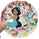 thumbnail image 4 of 50-Pack Princess Themed Waterproof Stickers for Water Bottle Cup Laptop Bicycle Skateboard Luggage Vinyl Graffiti Patch, 4 of 4