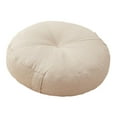 thumbnail image 3 of QSTDGVPW Round Floor Pillow Meditation Cushion for Chair Sofa Adults Kids Living Room Beige, 3 of 9