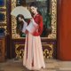 thumbnail image 5 of Gibobby Conjuntos de sudadera con bloques Disfraz de falda media, traje de mujer, falda escolar, Hanfu, manga recta, Original, hasta la cintura, traje para es(Rojo,M), 5 of 5