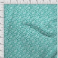 thumbnail image 4 of oneOone Rayon Turquoise Green Fabric Paisleys Sewing Craft Projects Fabric Prints By Yard 56 Inch Wide-D4, 4 of 5
