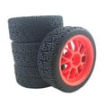 thumbnail image 3 of serony Hex 12mm On Road Tires RC Car Flat Run C Precise for Tamiya Assorted Color Red, 3 of 6