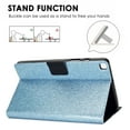 thumbnail image 3 of Dteck Case for Samsung Galaxy Tab A7 10.4" SM-T500 T505 2020 Released 10.4-inch,Magnetic PU Leather Card Holder Wallet Bling Glitter Shockproof Folio Kickstand Cover,Blue, 3 of 5