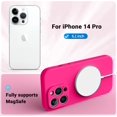 thumbnail image 4 of for iPhone 14 Pro Case, Upgraded Silicone Shockproof [2 Pack Screen Protectors] [Compatible with Magsafe] [Camera Protection], Anti-Scratch Microfiber Lining, 6.1 inch, Hot Pink, 4 of 12