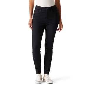 Levi Strauss Signature Women's High Rise Skinny Jeans, Black