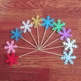 thumbnail image 3 of 200 Pack Colors Snowflake Sequin Paillette, Iridescent Sequins for Embroidery, Applique, Arts, Crafts, Bridal Wear And Embellishments, 3 of 8