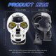 thumbnail image 4 of 2Pcs Motorcycle Driving Fog Lights LED Pod Lights Bar Skull-shaped Spotlight Auxiliary Light Headlights for Jeep Offroad Truck ATV UTV Boat, 4 of 5